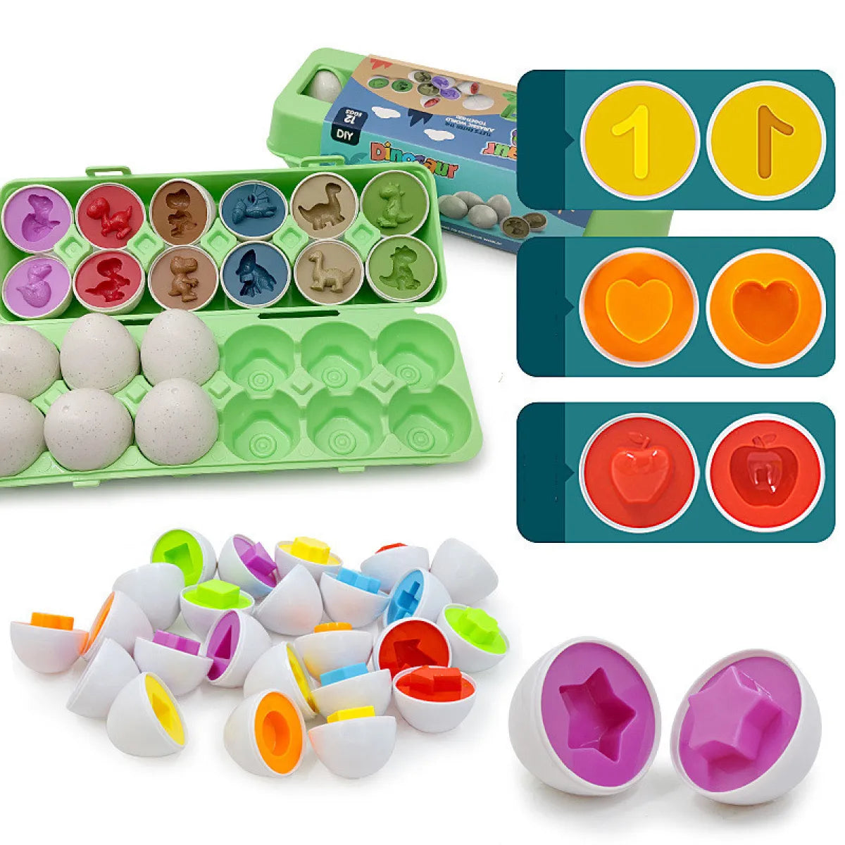 Montessori Shape Matching Egg Toy